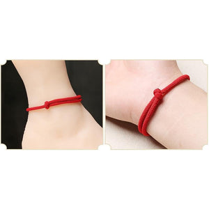Petit bracelet rouge - image 3