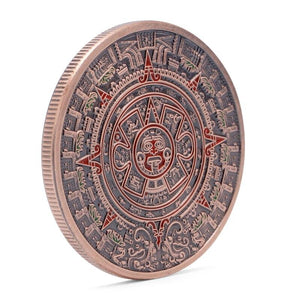 Pièce commémorative du calendrier maya - Cyril Gendarme