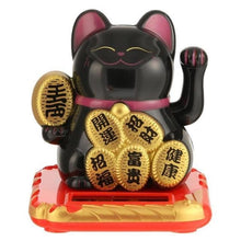 Cargar imagen en el visor de la galería, Statue de Maneki Neko souriant - image 3
