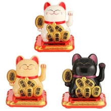 Cargar imagen en el visor de la galería, Statue de Maneki Neko souriant - image 4