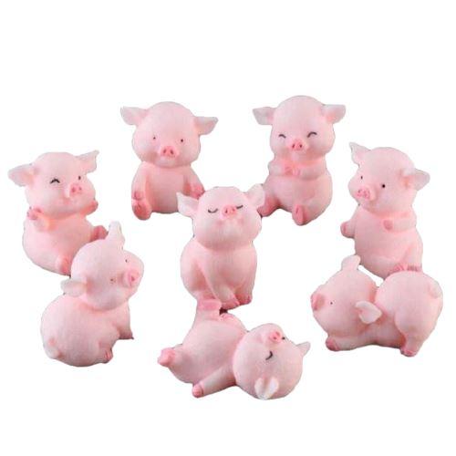 Statue de petit cochon porte-bonheur - image 1