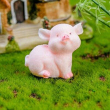 Cargar imagen en el visor de la galería, Statue de petit cochon porte-bonheur - image 6
