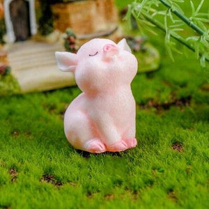Statue de petit cochon porte-bonheur - image 3