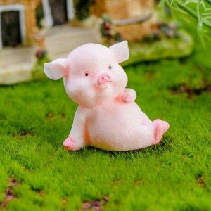 Statue de petit cochon porte-bonheur - image 4