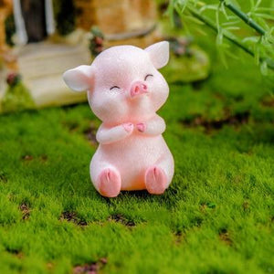 Statue de petit cochon porte-bonheur - image 8