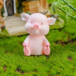 Statue de petit cochon porte-bonheur - image 2