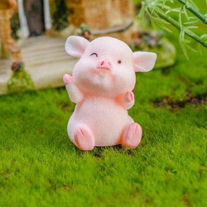 Statue de petit cochon porte-bonheur - image 7
