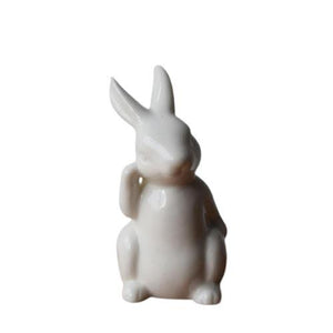 Statuette de lapin blanc - image 2