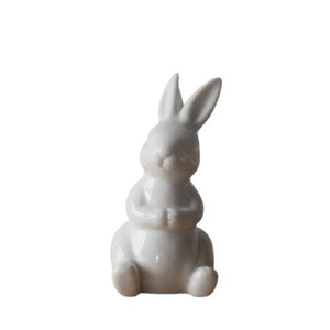 Statuette de lapin blanc - image 3