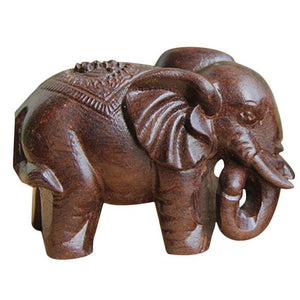 Statuette d'éléphant en bois - Cyril Gendarme