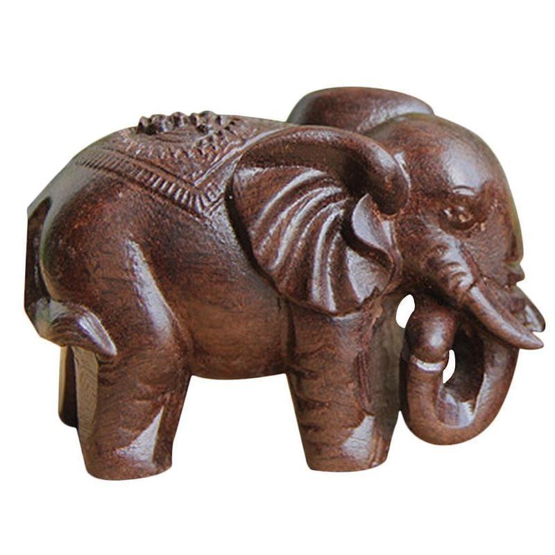 Statuette d'éléphant en bois - image 1