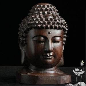 Statuette tête de Bouddha indien (ou Tathagata) - image 2