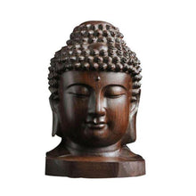 Cargar imagen en el visor de la galería, Statuette tête de Bouddha indien (ou Tathagata) - image 1
